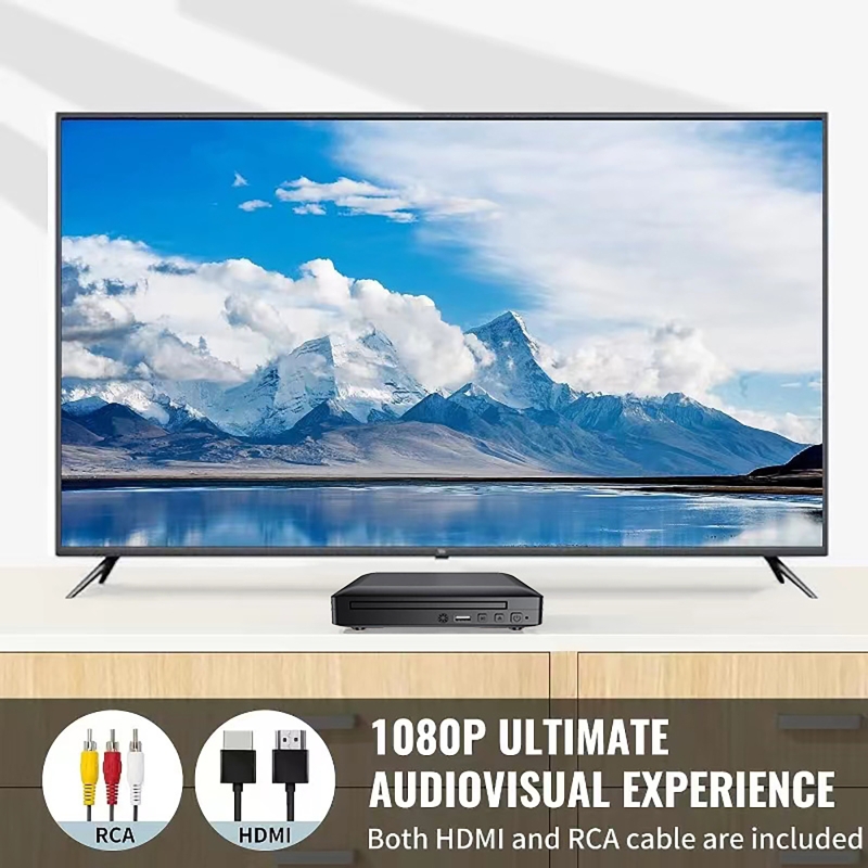 Pemutar DVD Mini 1080P Full HD - Home Cinema Dvd ulasan dan harga