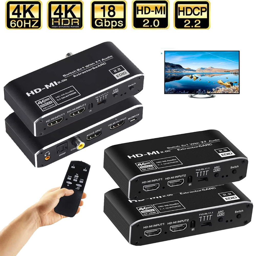 2x1 Saklar HDMI-compatible den - Hdmi Arc Cable ulasan dan harga