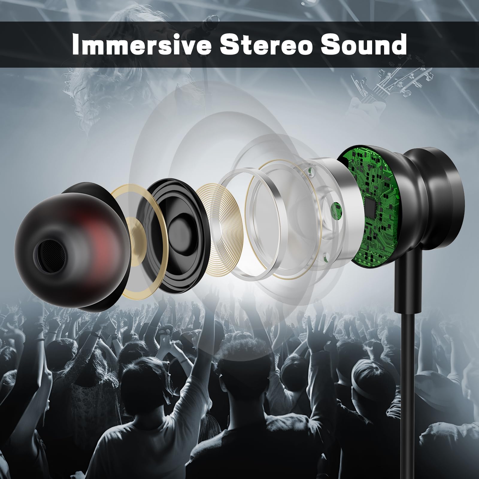 Headphone Berkabel Tipe C 3.5m - Home Cinema Amazon ulasan dan harga