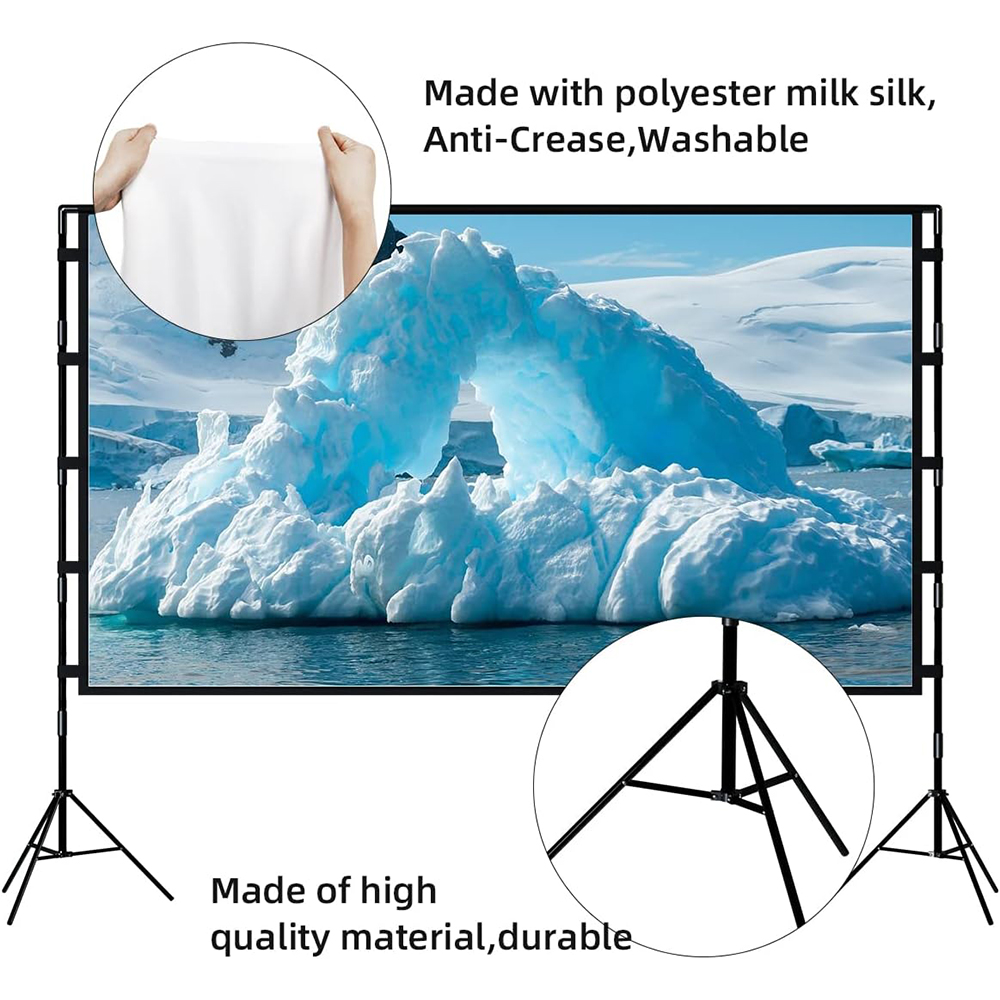 VEIDADZ layar proyektor dengan - Projector Screen 100 Inch ulasan dan harga