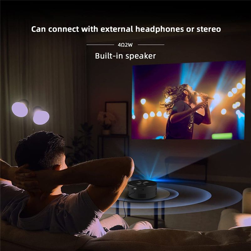Desain Baru~ Proyektor Pintar  - Home Cinema Entertainment ulasan dan harga