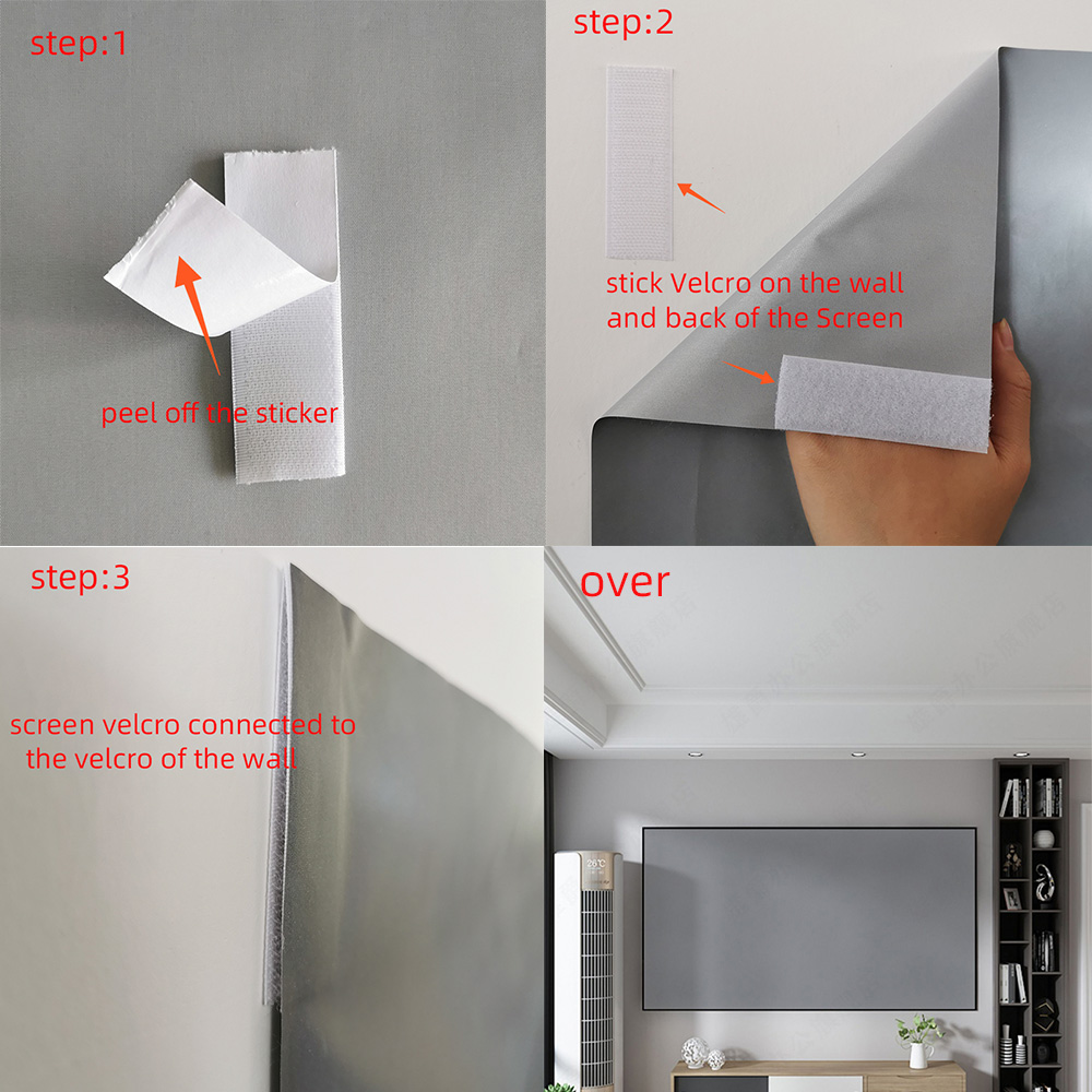 MIXITO layar proyektor sederha - Projector Screen 100 Inch ulasan dan harga