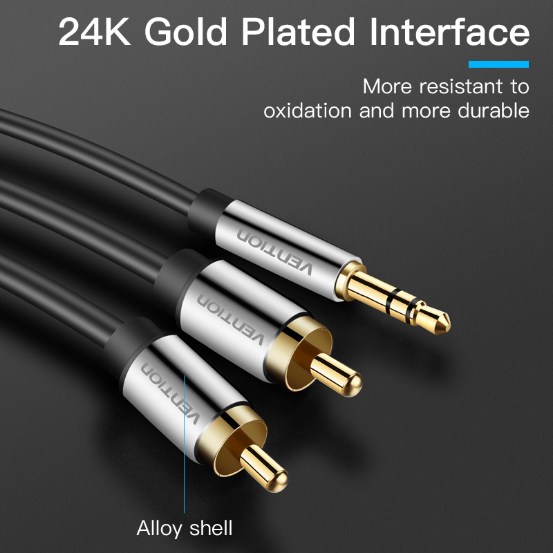 Vention Kabel RCA 3.5 untuk 2R - Home Cinema Dvd ulasan dan harga